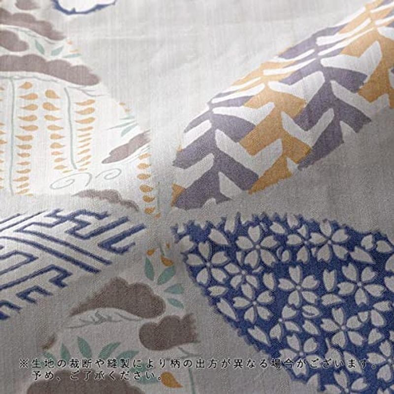 浴衣 レディース 単品 榛原 花取り千代紙 白群 亜麻色 HAIBARA(はいばら) (亜麻色) 亜麻色 レディース 単品 榛原 花取り千代紙 白群 HAIBARA はいばら サイズ