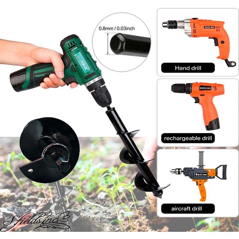 格安人気格安人気アースドリル 園芸用 アースオーガー 六角 インパクト