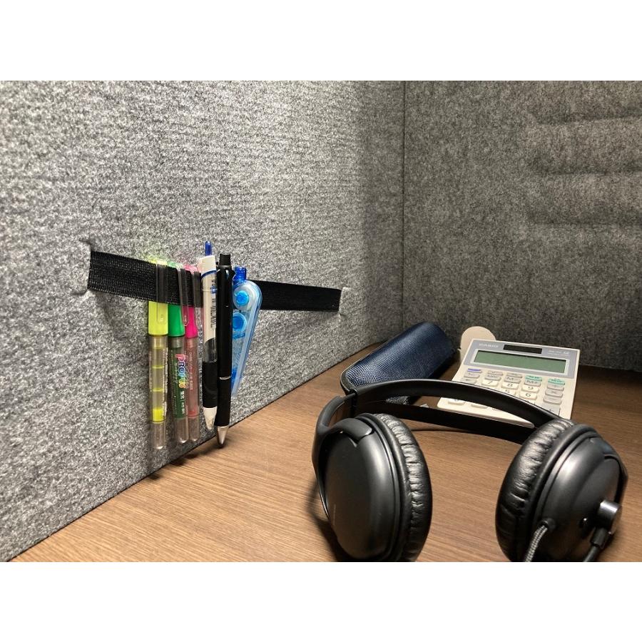 ミノリ・テーブル・パーテーション　無敵のプライベート空間　防音対策　飛沫防止　（約）幅88cm×奥行53cm×高さ55cm　重量1.75kg |  | 11