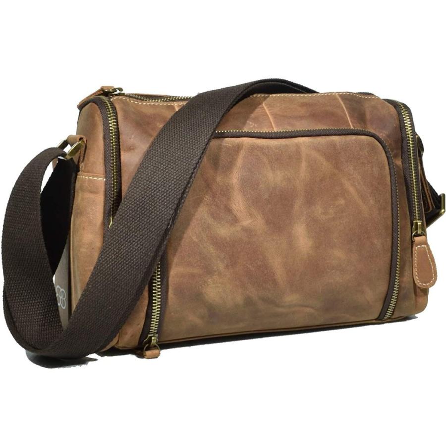 牛本革 ショルダー メンズ プレゼント メンズファッション プルアップレザー 機能性 ドラム型 プレゼント ドラム型 ショルダー 本革 斜めがけ 斜め掛けバッグ 茶色 Minorix ブラウン 斜め掛けバッグ ヤフーショッピング店 公式 オンライン