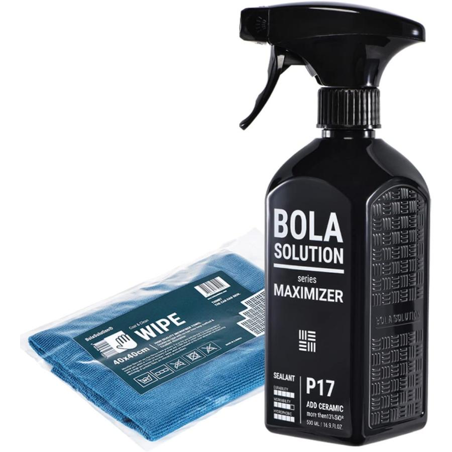 コーティング剤 車 セラミックコーティング ガラスコーティングとカーワックスの効果を１つに BolaSolution P17 洗車 カー用品 洗車用品