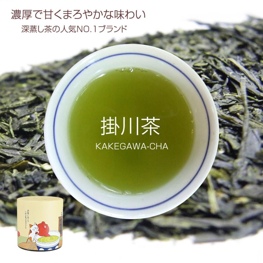 お茶 ギフト セット 父の日│ねこ茶 和紙缶│掛川茶 川根茶 日本茶 プレゼント ネコ 猫 かわいい おしゃれ｜minorien｜03