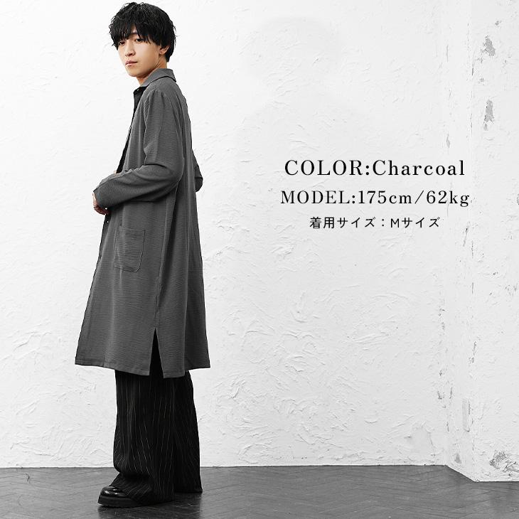 MinoriTY（マイノリティ） シャツ メンズ 長袖 ロング丈 カジュアル