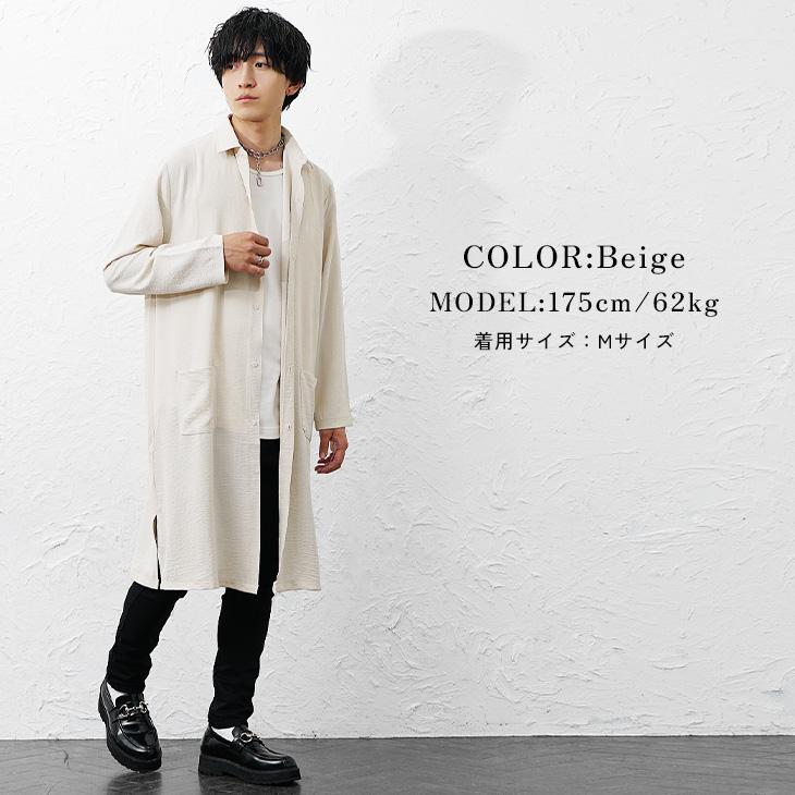 MinoriTY（マイノリティ） シャツ メンズ 長袖 ロング丈 カジュアル