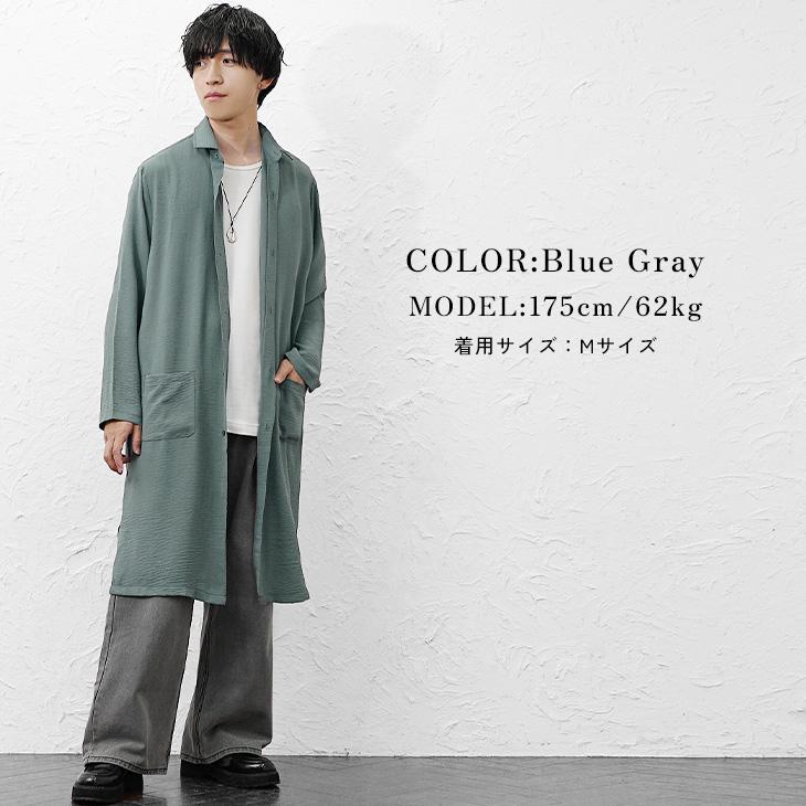MinoriTY（マイノリティ） シャツ メンズ 長袖 ロング丈 カジュアル
