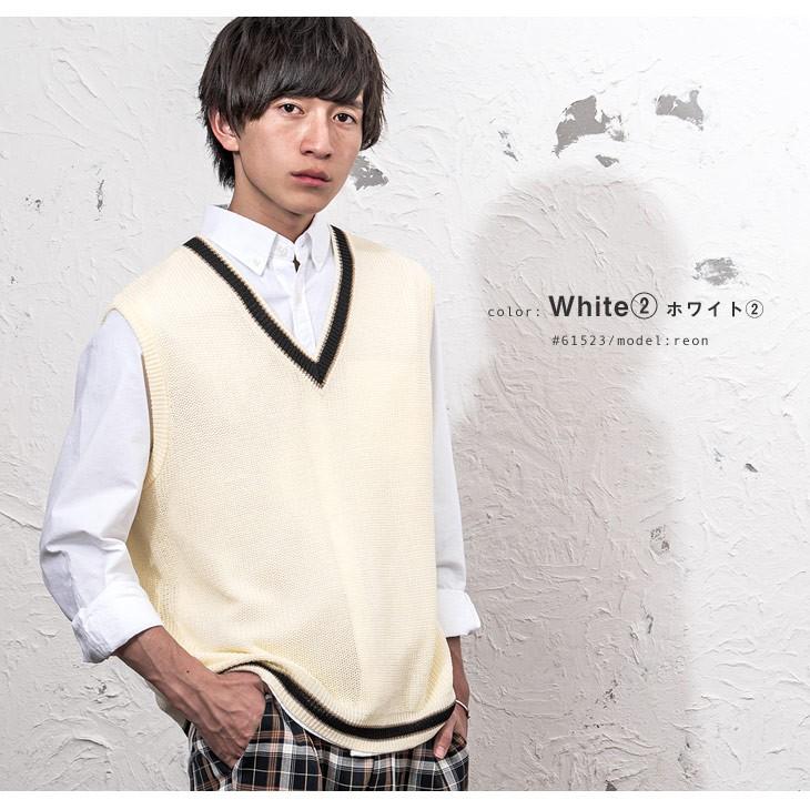 チルデンニット メンズ チルデン ベスト ニット セーター サマーニット Vネック ニットベスト 無地 韓国 ファッション 秋服 秋 冬服 秋冬 Minority Yahoo 店 通販 Yahoo ショッピング