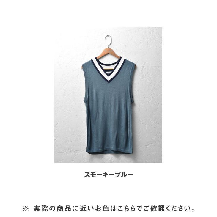 ニットベスト メンズ ニット ベスト メンズ サマーニット メンズ ニット ベスト Vネック サマー ニット チルデンニット 春服 春 夏服 639 Minority Yahoo 店 通販 Yahoo ショッピング