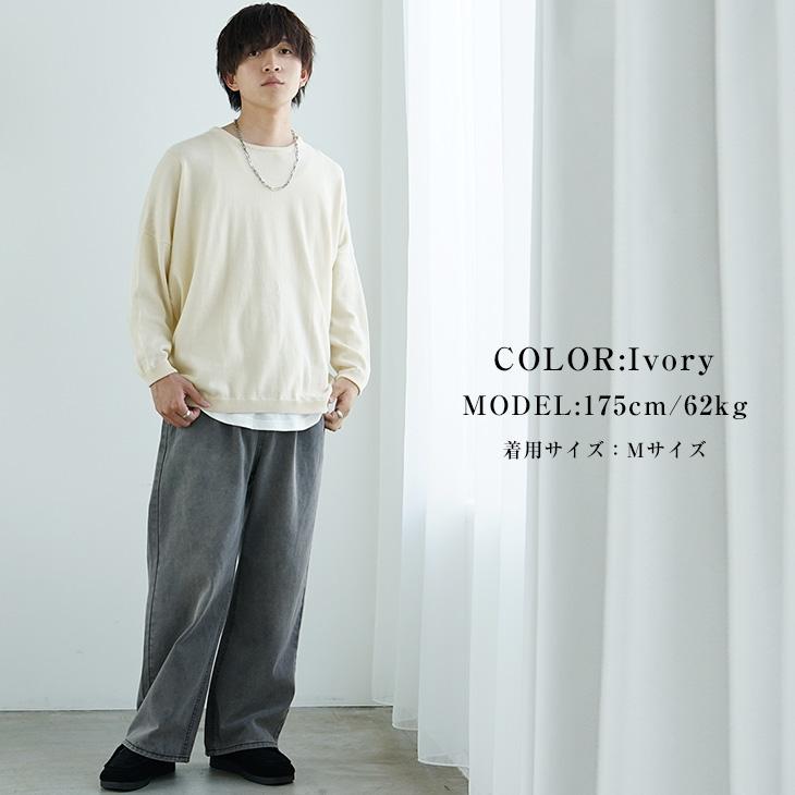 MinoriTY ニット メンズ オーバーサイズ セーター ビッグ MinoriTY ニット メンズ オーバーサイズ セーター ビッグ