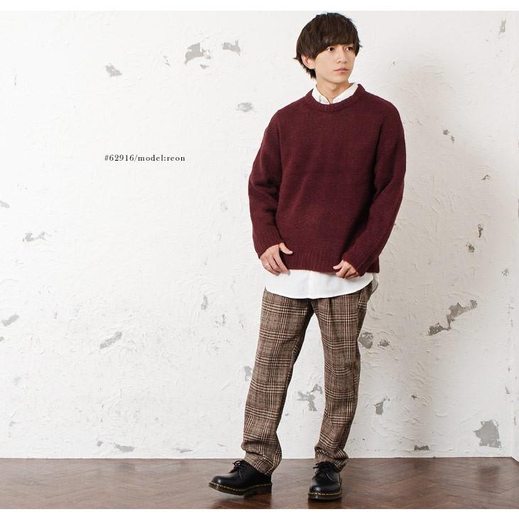 4 15 木 はポイント5倍 セーター メンズ ニット ビッグシルエット ゆったり モヘア オーバーサイズ ロング丈ニット クルーネック 秋服 秋 Minority Yahoo 店 通販 Yahoo ショッピング