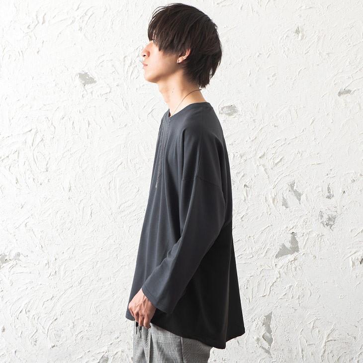 ビッグｔシャツ メンズ ビッグシルエット ロンｔ ロング丈 Tシャツ 長袖 Tシャツ ビッグサイズ 大きいサイズ ゆったり 無地 秋服 秋 冬服 秋冬 Minority Yahoo 店 通販 Yahoo ショッピング