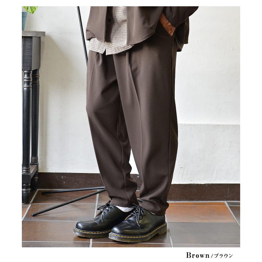 ワイドパンツ メンズ イージーパンツ メンズ テーパードパンツ メンズ 太め ゆるパンツ ゆったりパンツ ウエストゴム ズボン 黒パンツ秋服 秋 Minority Yahoo 店 通販 Yahoo ショッピング