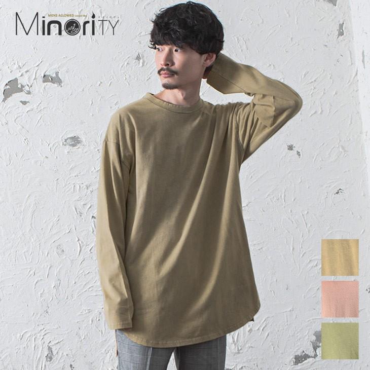 ビッグtシャツ メンズ ビッグシルエット ロンt ロング丈 Tシャツ オーバーサイズ スリット ヴィンテージ ビッグサイズ 秋服 秋 Minority Yahoo 店 通販 Yahoo ショッピング