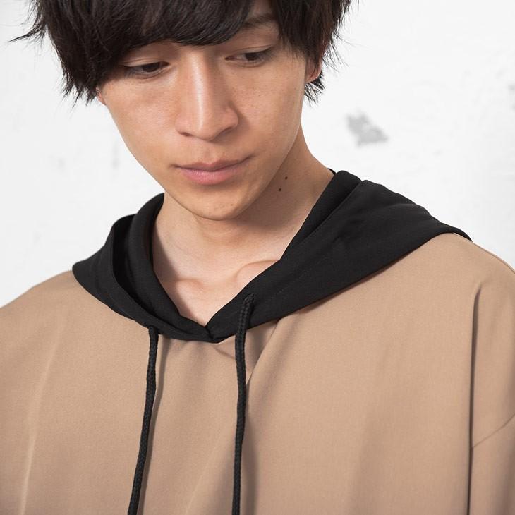 パーカー メンズ ビッグパーカー ビッグサイズ オーバーサイズ パ切り替え スウェット プルオーバー プルパーカー フード 秋服 秋 冬服 秋冬 Minority Yahoo 店 通販 Yahoo ショッピング