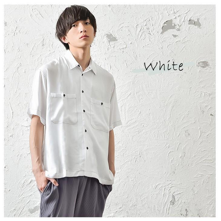 シャツ メンズ ビッグシルエット オーバーサイズシャツ 半袖シャツ ステッチ シャツ ライトアウター 羽織り 大きいサイズ ゆったり 秋服 秋 冬服 秋冬 Minority Yahoo 店 通販 Yahoo ショッピング