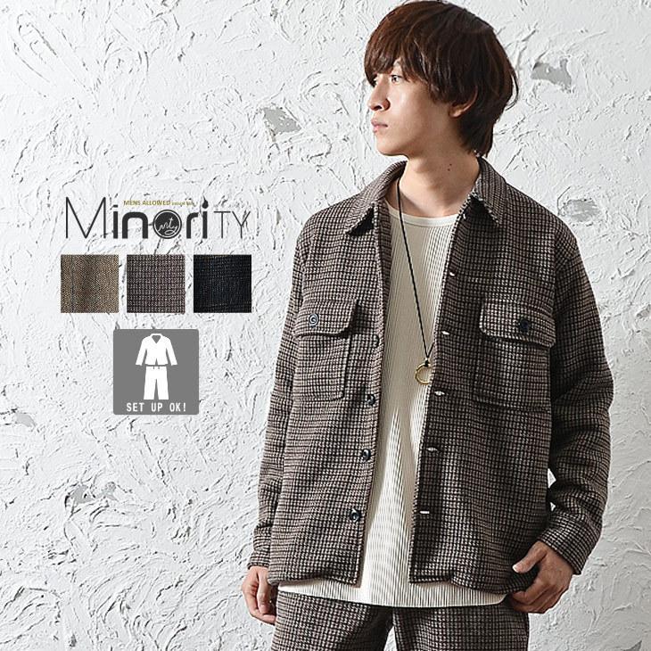 1 31 日 はポイント5倍 Cpoジャケット メンズ Cpoジャケット チェック シャツジャケット メンズ ジャケット メンズ 冬 アウター メンズ 冬 ゆったりサイズ Minority Yahoo 店 通販 Yahoo ショッピング
