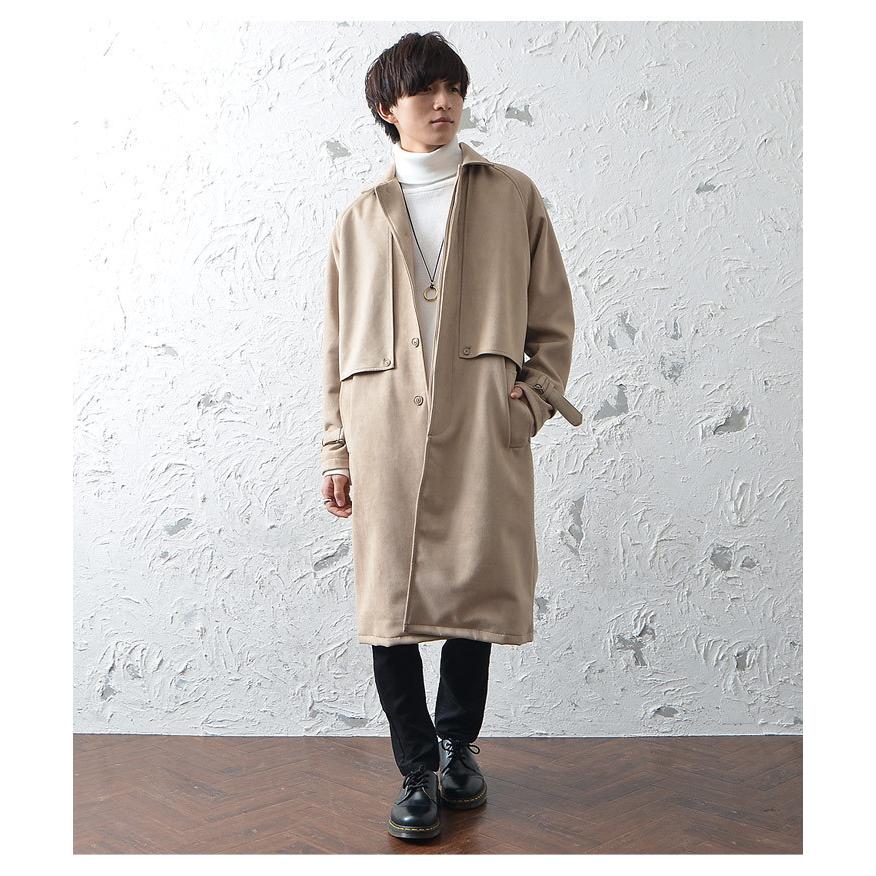 コート メンズ 冬 ロングコート メンズ 膝下 アウター メンズ 冬 きれいめコートストームフラップ ステンカラーコート メンズ 大きいサイズ 冬服 Minority Yahoo 店 通販 Yahoo ショッピング