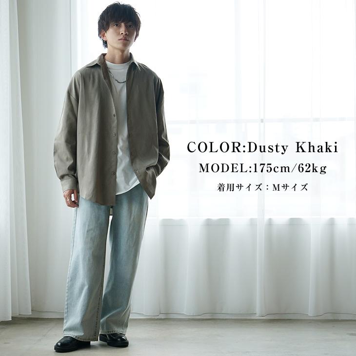 MinoriTY シャツ メンズ 長袖シャツ オーバーサイズ ビッグ MinoriTY シャツ メンズ 長袖シャツ オーバーサイズ ビッグ