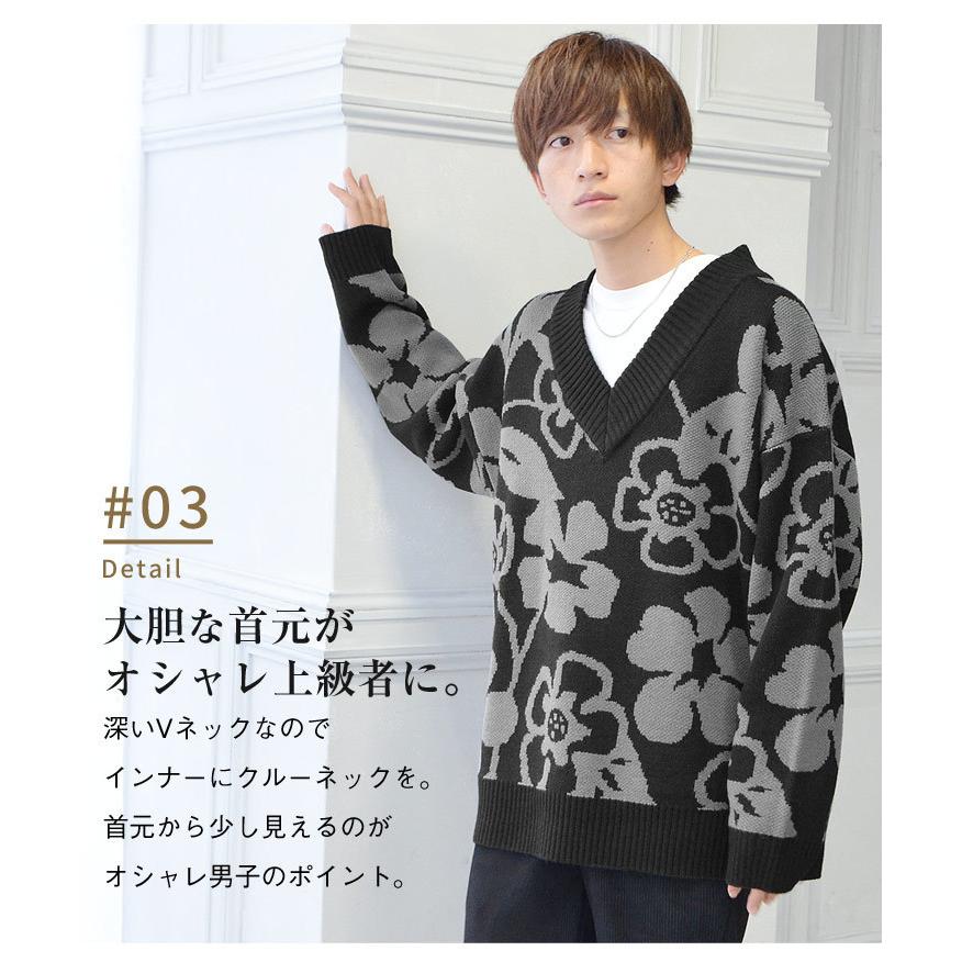 ニット メンズ ニットセーター メンズ Vネック ニット メンズ ゆったりニット メンズ ビッグシルエット プルオーバーニット メンズ 秋服 秋 冬服 Minority Yahoo 店 通販 Yahoo ショッピング