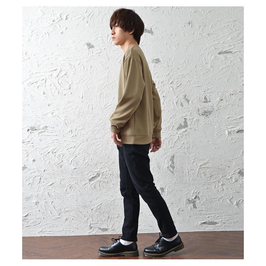 トレーナ メンズ ファッション 冬 スウェット メンズ 上 プルオーバー メンズ 水色 トップス 長袖tシャツ メンズ あぜ編み 秋服 秋 冬服 Minority Yahoo 店 通販 Yahoo ショッピング