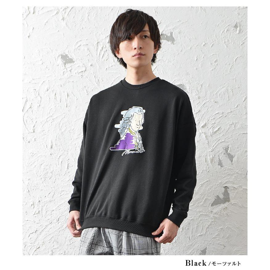 トレーナー メンズ 白 スウェット メンズ 上 スウェット プリント ビッグシルエット スウェット オーバーサイズスウェット イラストプリント 春服 Minority Yahoo 店 通販 Yahoo ショッピング