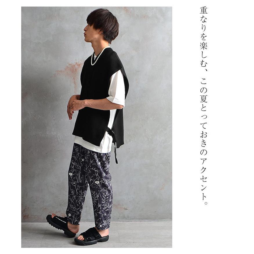 MinoriTY オーバーサイズ ニットベスト メンズ カジュアル