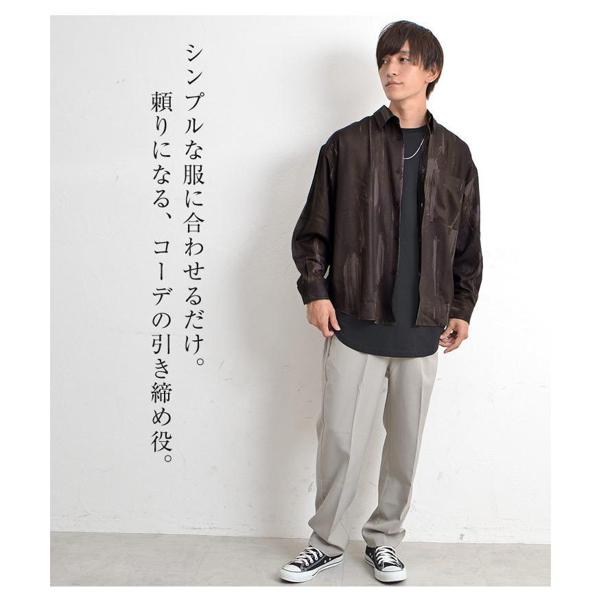 MinoriTY オーバーサイズシャツ メンズ ビッグシルエット シャツ