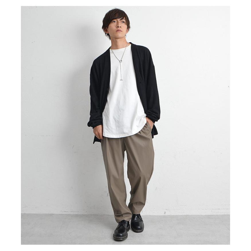 ワイドパンツ メンズ 春 レザーパンツ メンズ おしゃれ PUレザーパンツ