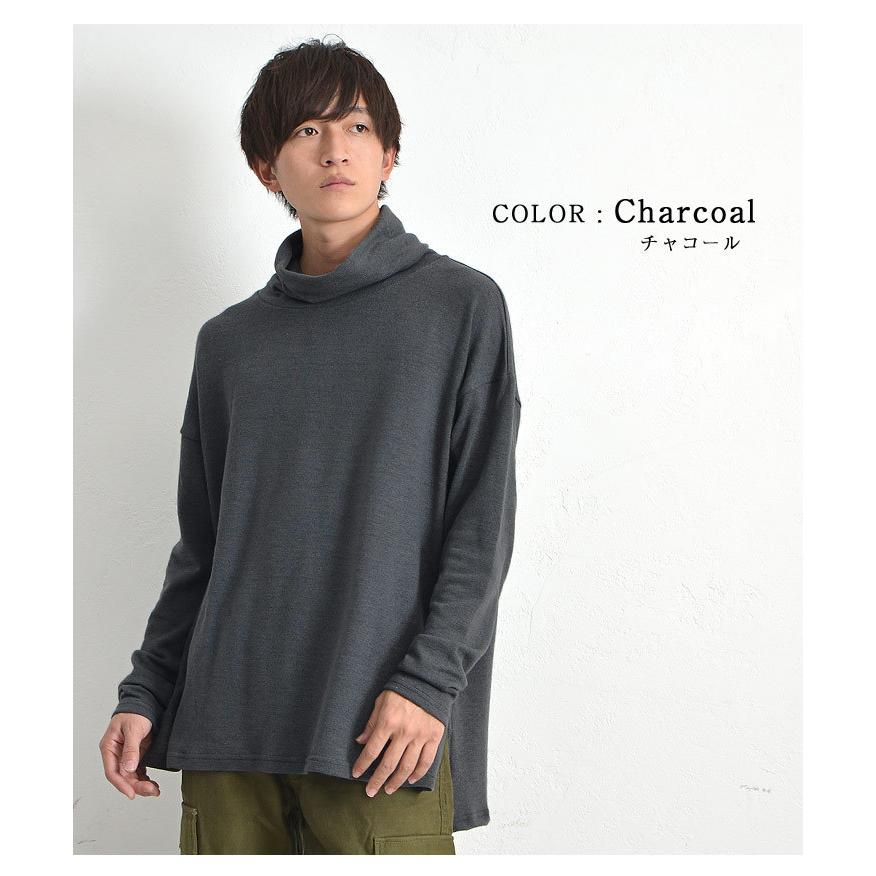 オーバーサイズ ニット メンズ セーター メンズ おしゃれ 春ニット メンズ オフタートルニット 薄手ニット インナー Minority Yahoo 店 通販 Yahoo ショッピング