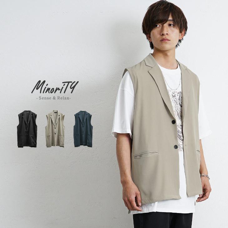 ジレ メンズ ベスト ベスト メンズ 夏 ロングジレ メンズ ベスト メンズ カジュアル 重ね着風トップス メンズ 韓国ファッション メンズ 夏服 メンズ Minority Yahoo 店 通販 Yahoo ショッピング