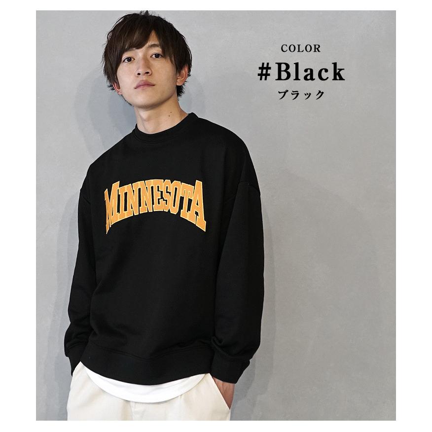 MinoriTY（マイノリティ） オーバーサイズ トレーナー メンズ カレッジ