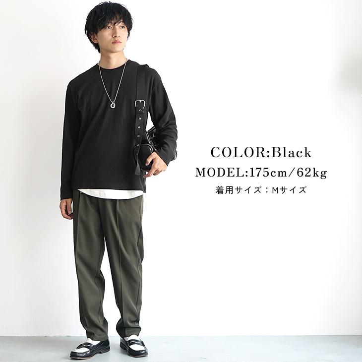 MinoriTY（マイノリティ） tシャツ メンズ 長袖 厚手 無地 透けにくい