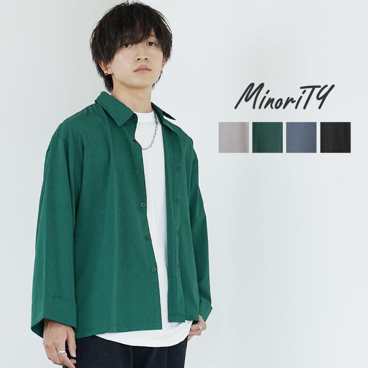Deuxieme Classes MINITZビッグシルエットシャツ MinoriTY（マイノリティ） オーバーサイズ 半袖シャツ メンズ ビッグ