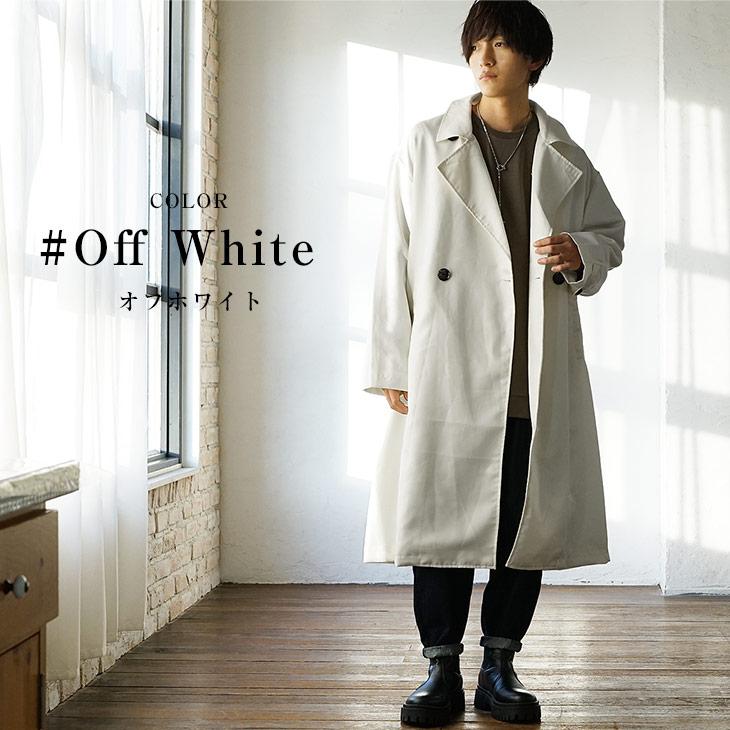 MinoriTY オーバーサイズ ロングコート メンズ カジュアル トレンチ 