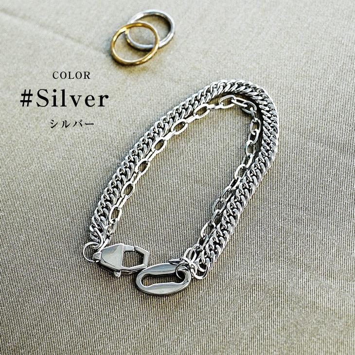 MinoriTY 【送料無料】 チェーンブレスレット メンズ シルバー