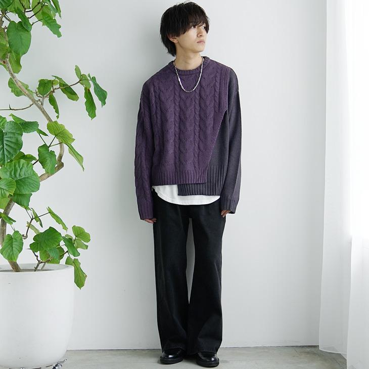 MinoriTY オーバーサイズ セーター メンズ ニットセーター MinoriTY オーバーサイズ セーター メンズ ニットセーター