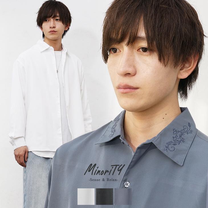 MinoriTY（マイノリティ） フラワー刺繍シャツ : MinoriTY Yahoo!店