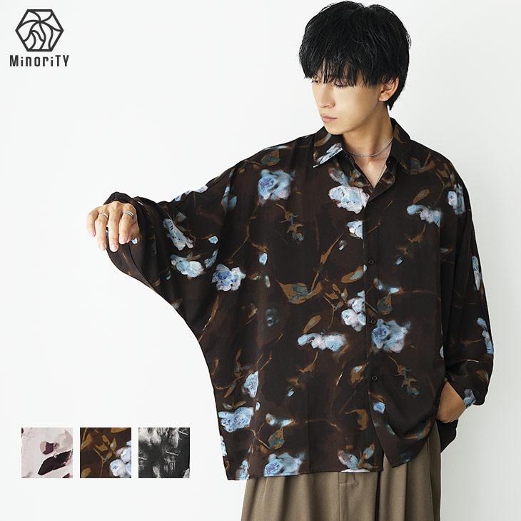 MinoriTY（マイノリティ） シャツ メンズ 長袖 ドルマン シャツ