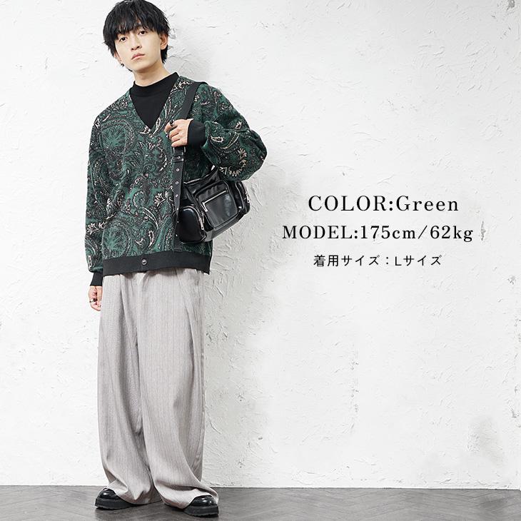 MinoriTY（マイノリティ） カーディガン メンズ オーバーサイズ 総柄