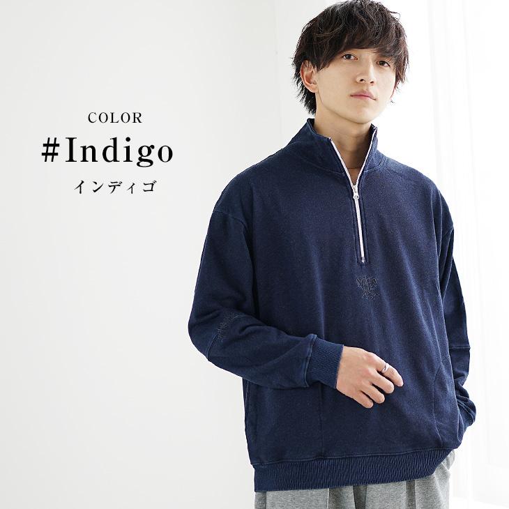 MinoriTY（マイノリティ） ハーフジップ メンズ トレーナー 裏毛
