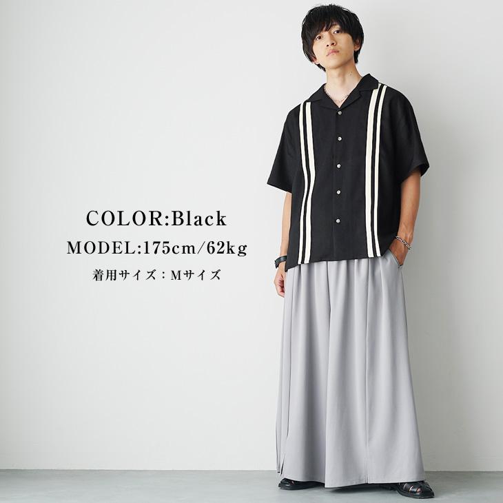 MinoriTY（マイノリティ） オーバーサイズ シャツ 半袖 メンズ 開襟