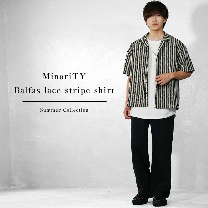 MinoriTY（マイノリティ） シャツ メンズ シャツ 半袖 オーバーサイズ