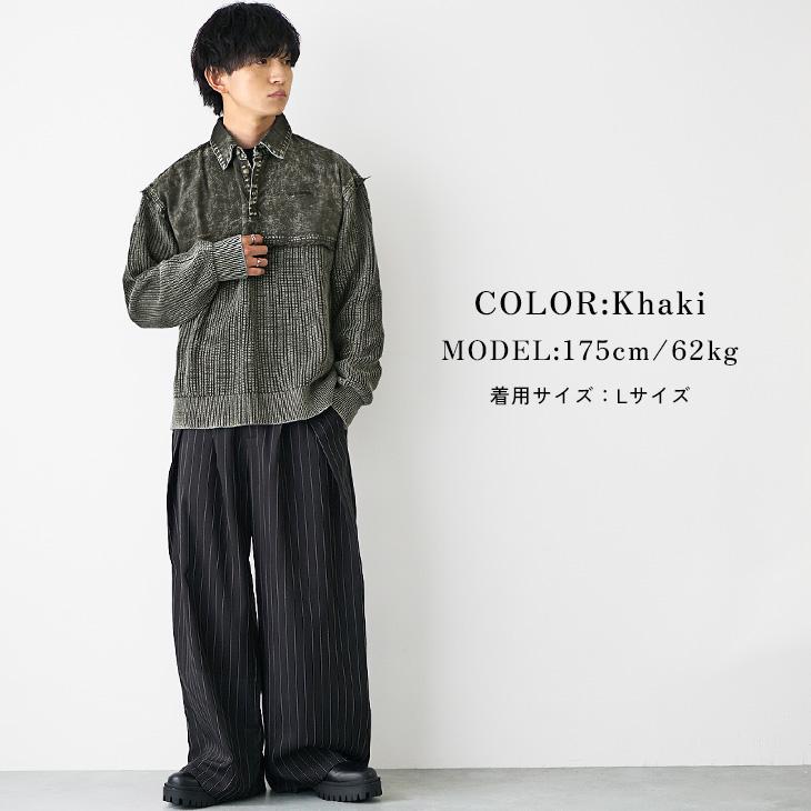 MinoriTY（マイノリティ） ニットポロ メンズ オーバーサイズ