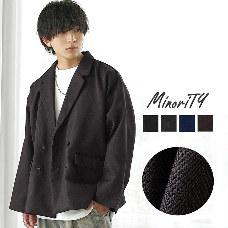 MinoriTY テーラードジャケット オーバーサイズ ヘリンボーン MinoriTY テーラードジャケット オーバーサイズ ヘリンボーン
