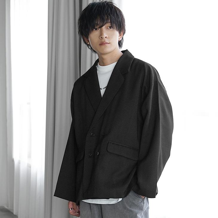 MinoriTY テーラードジャケット オーバーサイズ ヘリンボーン