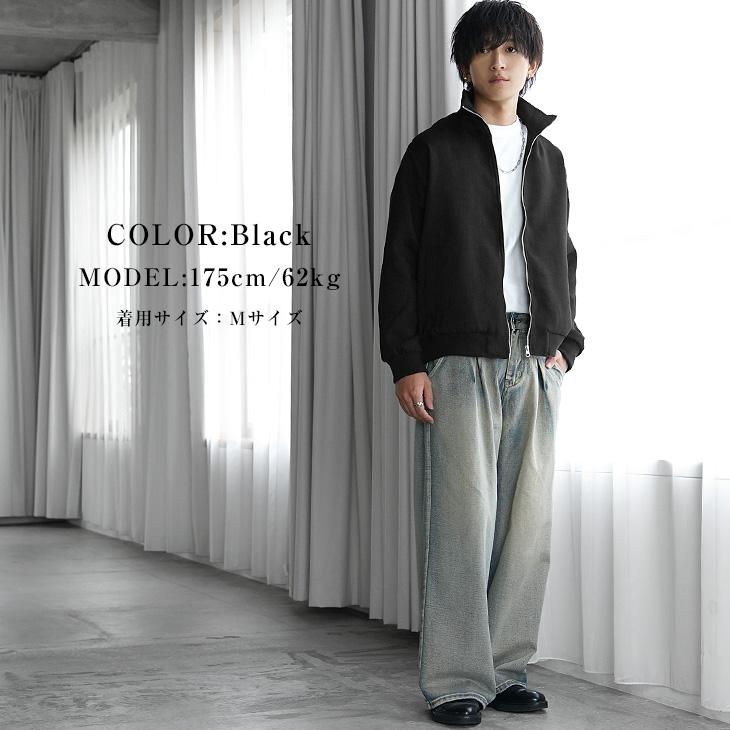 MinoriTY ブルゾン ジャケット メンズ おしゃれ カジュアル ツイード
