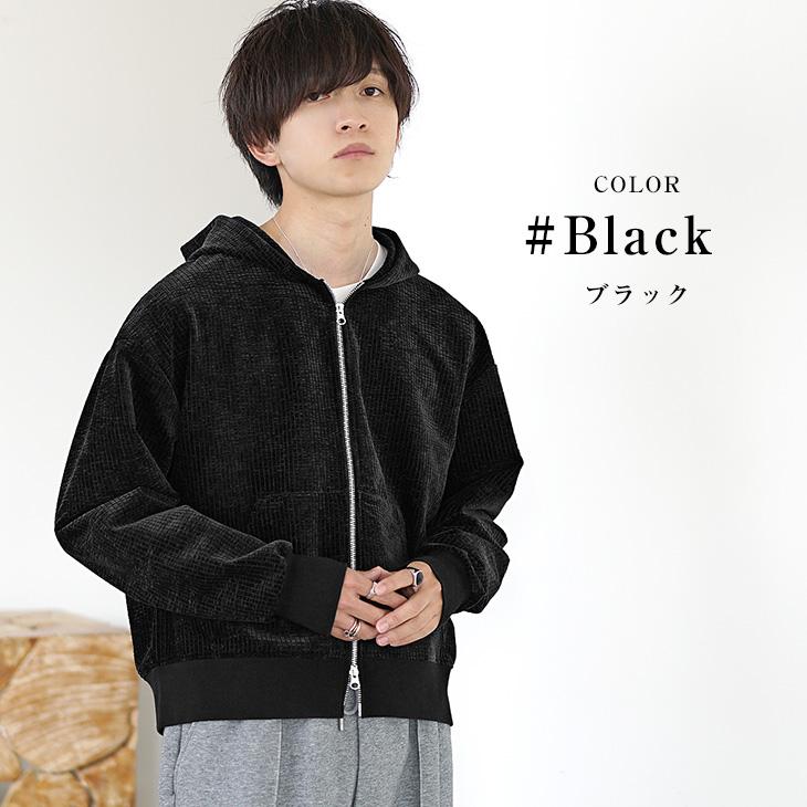 MinoriTY（マイノリティ） パーカー メンズ 厚手 ジップ ショート丈