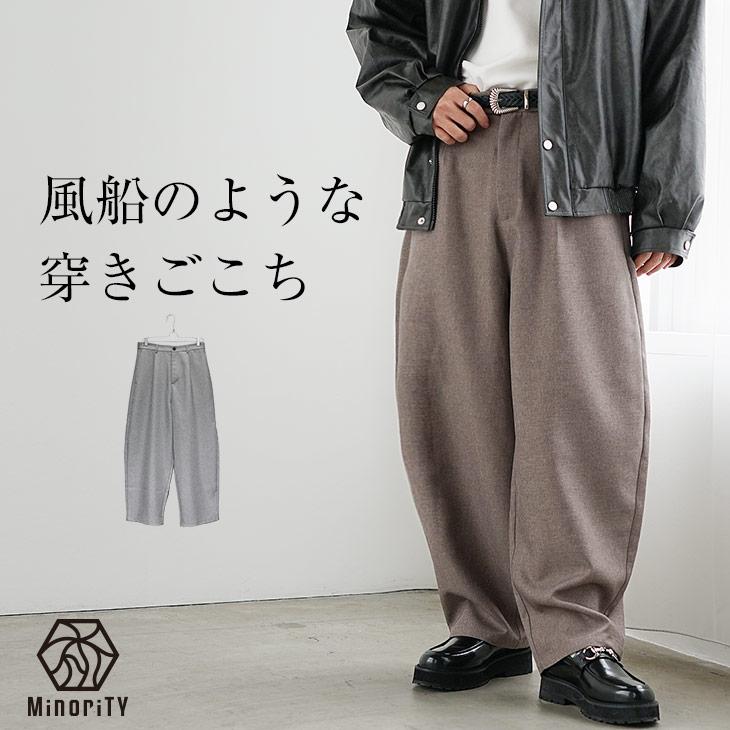 MinoriTY（マイノリティ） スラックス メンズ カーブ スーツ生地