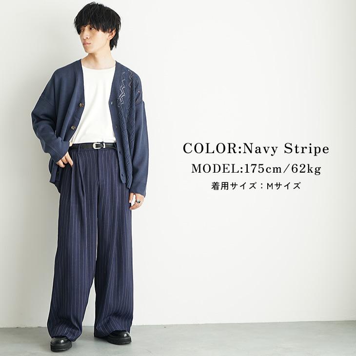 MinoriTY（マイノリティ） スラックス メンズ 大きいサイズ ワイド 黒