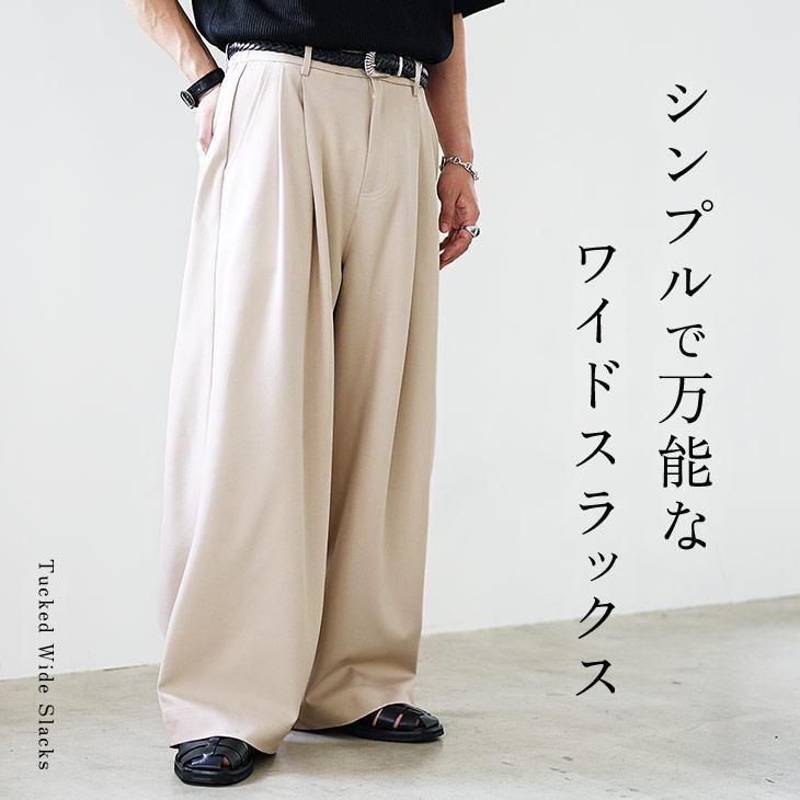 MinoriTY（マイノリティ） スラックス メンズ 大きいサイズ ワイド 黒