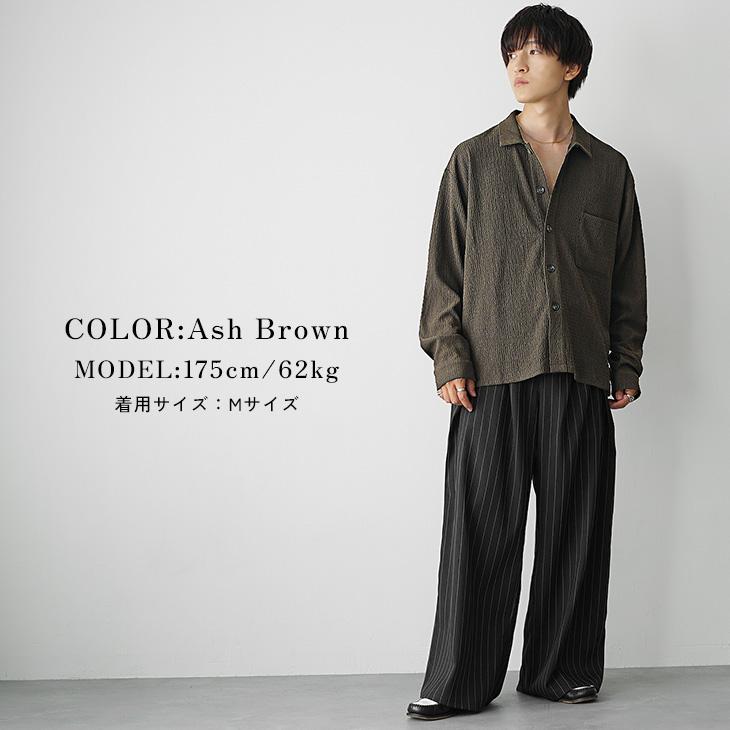 MinoriTY（マイノリティ） シャツ メンズ オーバーサイズ 長袖シャツ